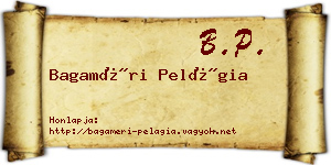 Bagaméri Pelágia névjegykártya